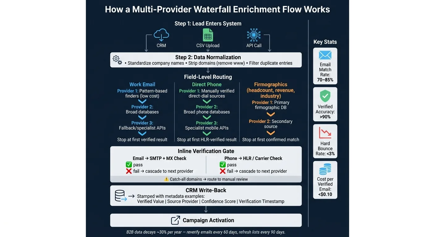 How a Waterfall Enrichment Flow Works: Field-by-Field Guide