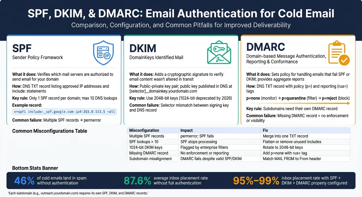 SPF vs DKIM vs DMARC: Email Authentication Protocols Compared