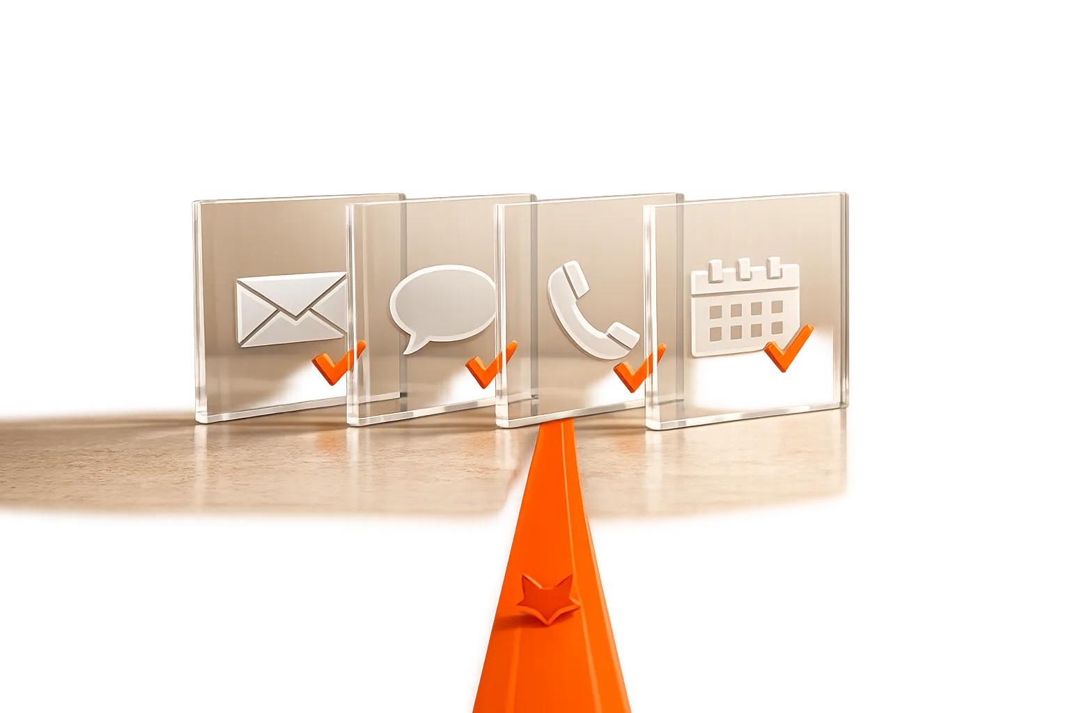 Multichannel outreach sequence timeline showing coordinated email and LinkedIn touchpoints